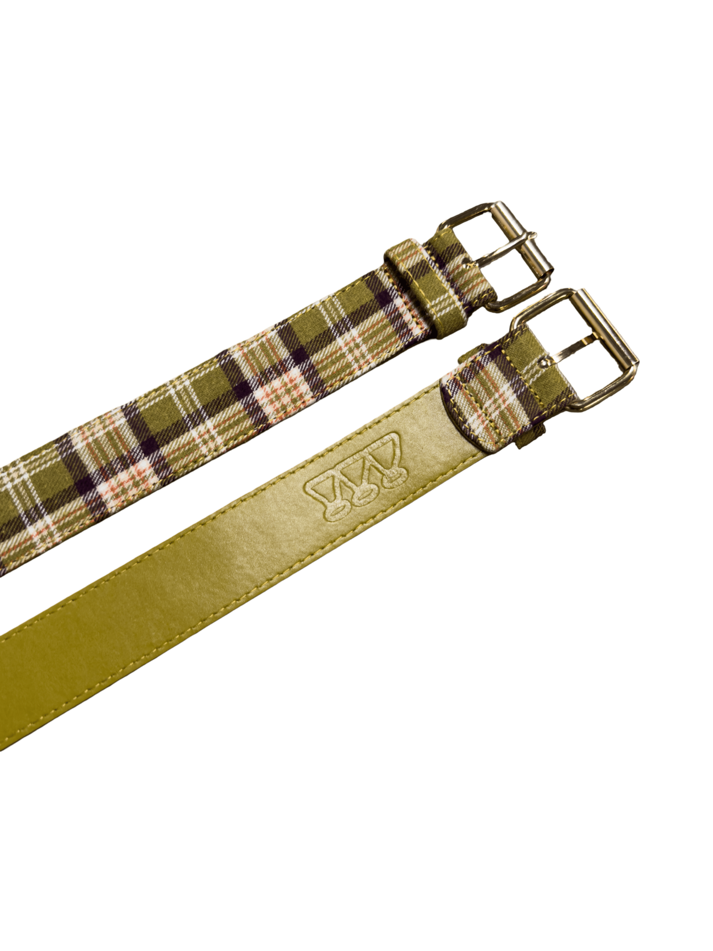 PLAID BELT [GREEN]