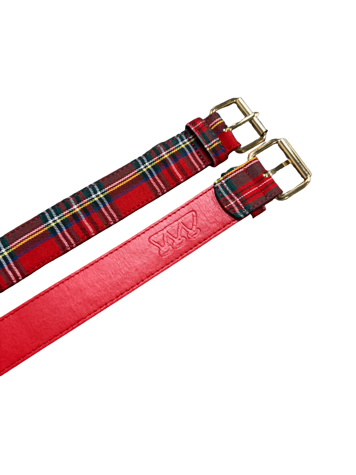 PLAID BELT [RED]