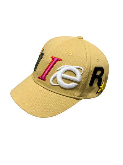 MULTI LETTER CAP [BEIGE]
