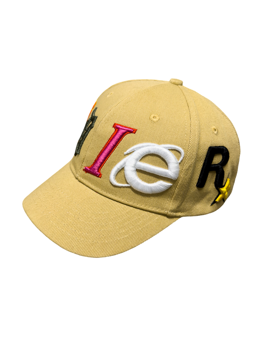 MULTI LETTER CAP [BEIGE]